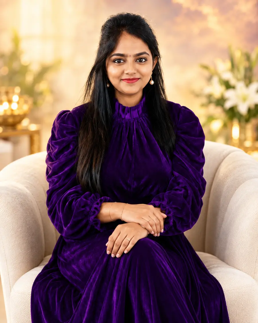Portrait of Deepa Rajendra, Aura & Energy Transformation Coach